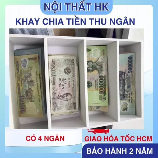 Khay chia tiền quầy thu ngân