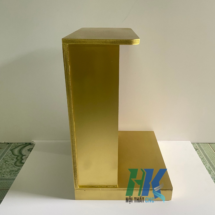 Bàn Thờ Ông Địa Thần Tài Hiện Đại Đơn Giản – Màu Vàng Sang Trọng - Ảnh 5